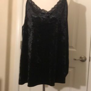 Torrid Black Velvet cami